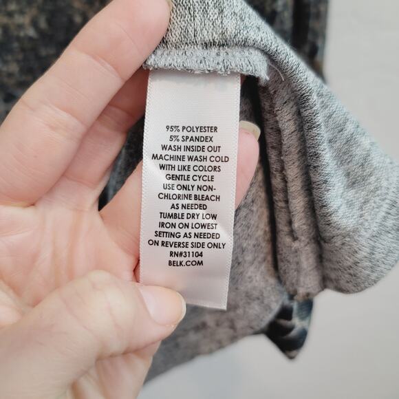 NWOT Kim Rogers Animal Prints Blouse Top Women's Size 1X - Picture 5 of 9